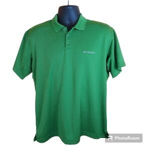 🍄3/50$🍄 COLUMBIA Omni-Shade men's hiking golf tennis casual polo Size M